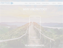 Tablet Screenshot of paytoo.com